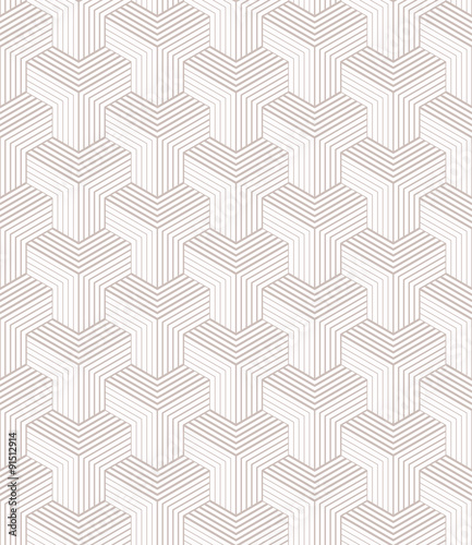 pattern of striped isometric blocks