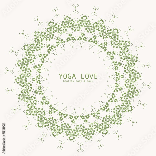 Delicate Mandala vector.