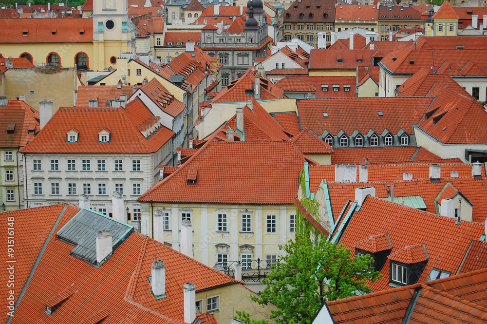 Obraz premium Prague. Medieval architecture. Awesome picture