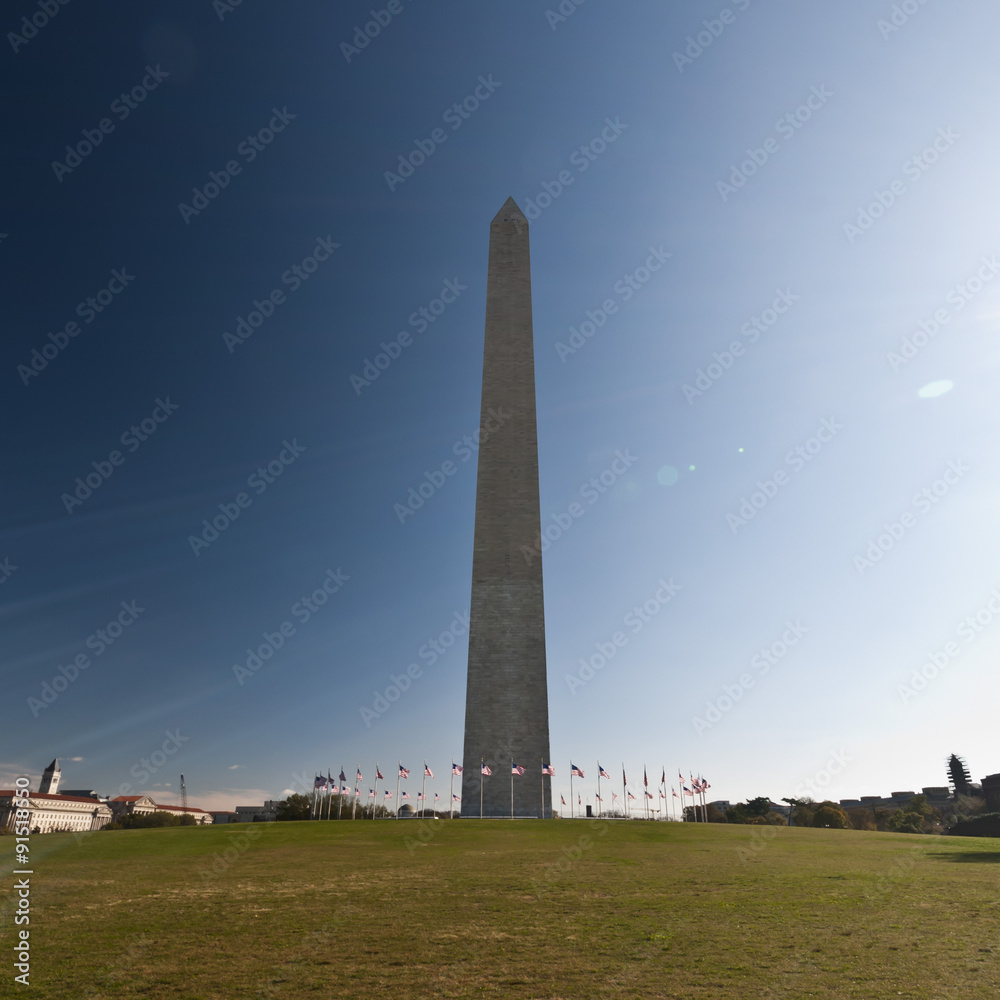 Washington Monument in Summer