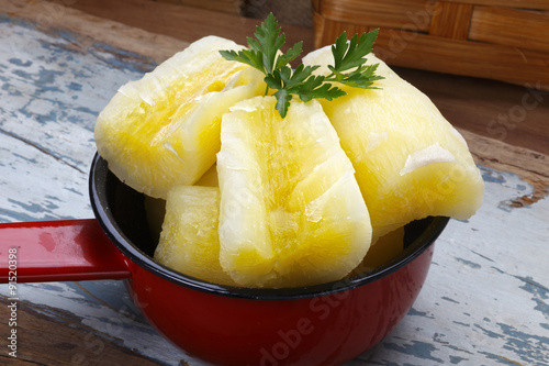 boiled cassava