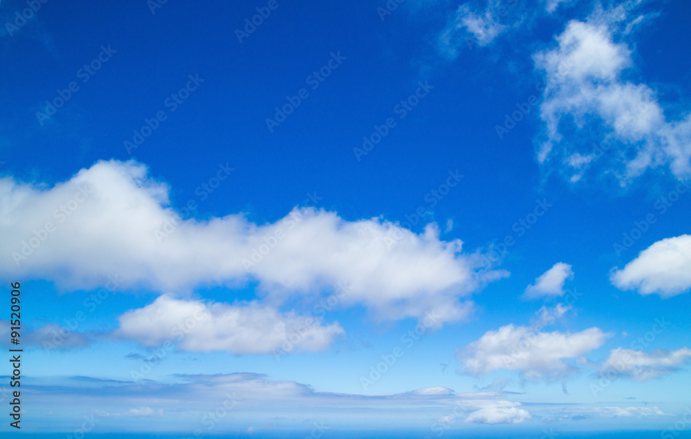 clouds over ocean