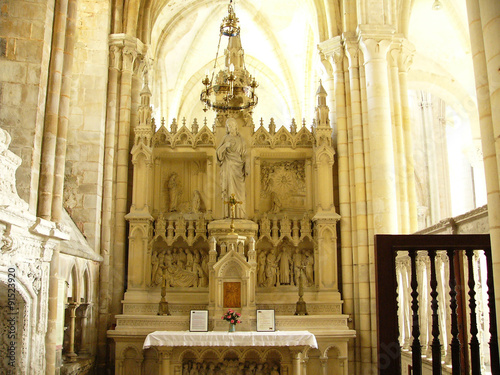 Canvas Print Normandie, alcove de la cathédrale de Fécamp