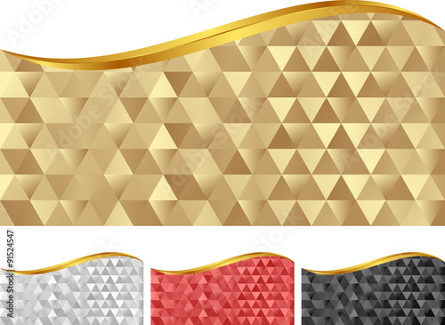 set of abstract backgrounds