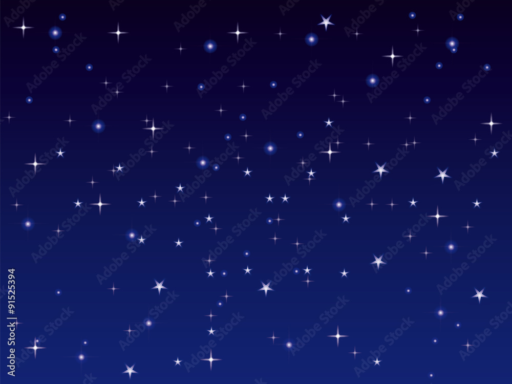 Naklejka premium Sternenhimmel Hintergrund