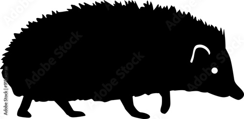 Hedgehog silhouette