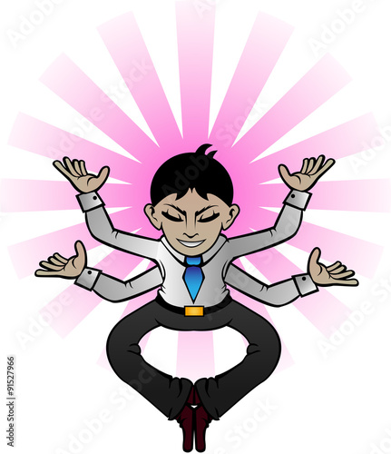 The meditator businessman