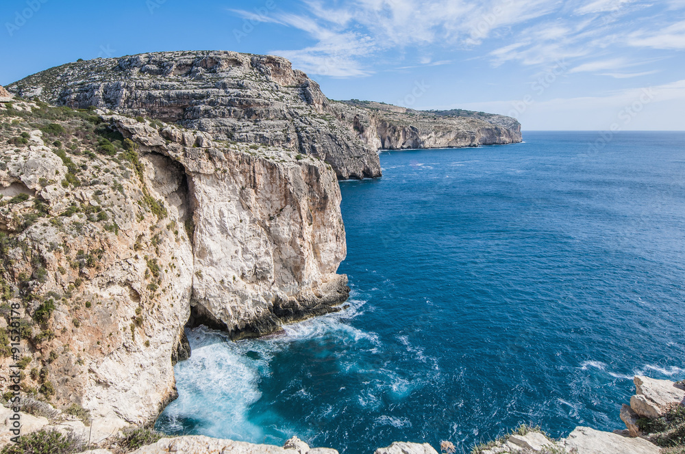 The Dingli Cliffs in Malta