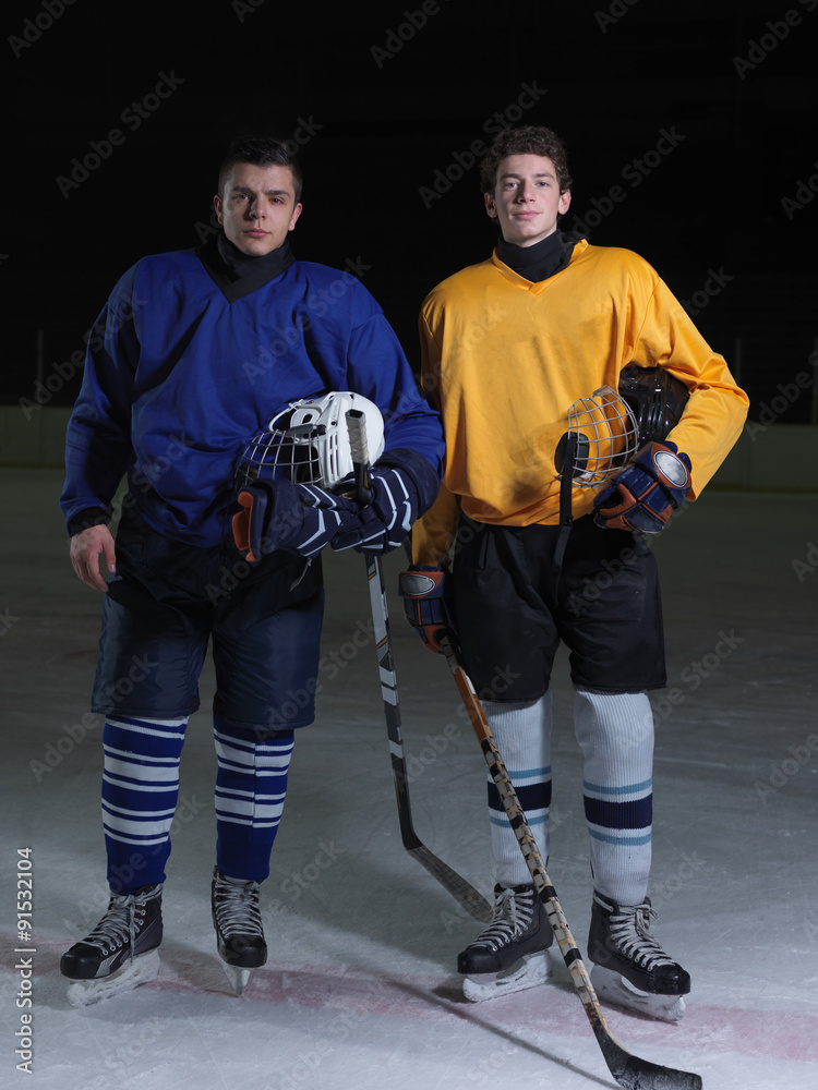 Fototapeta premium ice hockey sport players