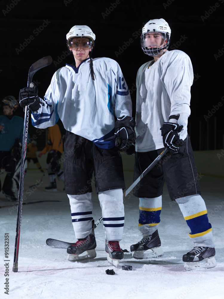 Obraz premium ice hockey sport players