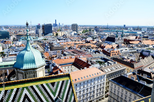 Blick über die Dächer von Wien