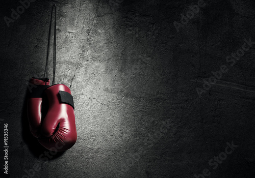 Boxing sport concept © adam121