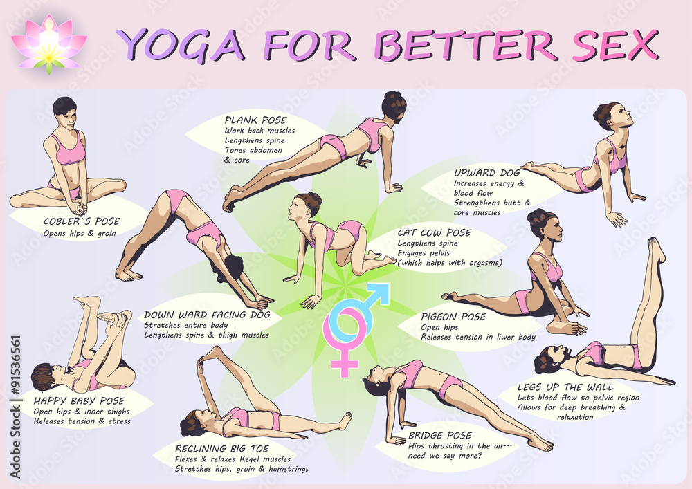Yoga For Better Sex Stock Vector Adobe Stock Yoga For Better Sex Stock Vector Adobe Stock