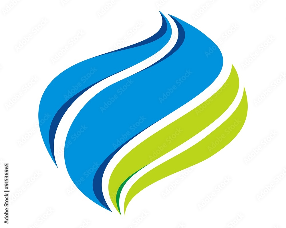 Obraz premium abstract moving forward logo