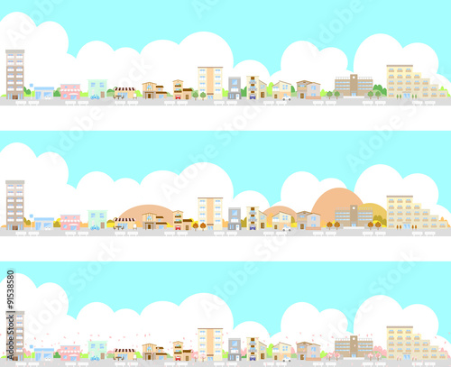 街並み　季節