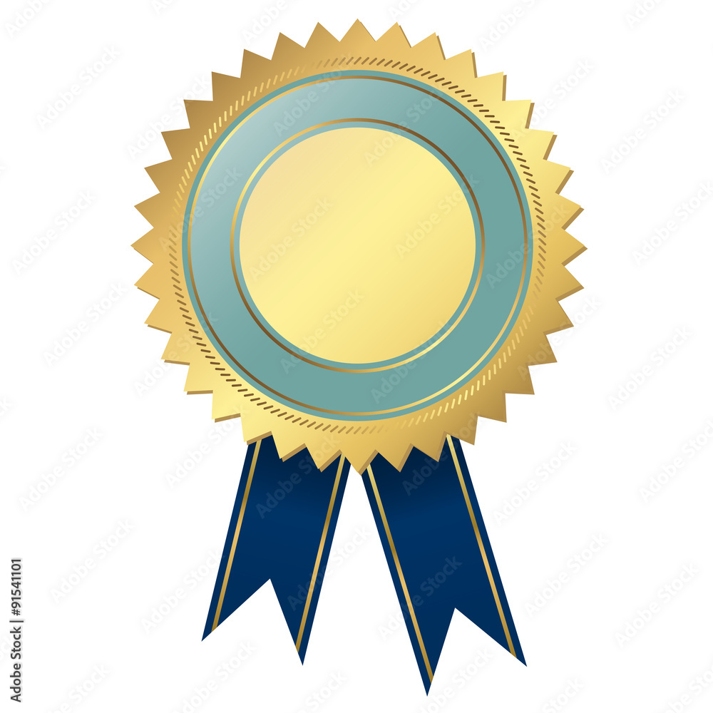 template seal of quality - blue template seal of quality - blue