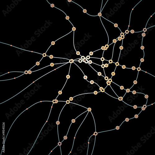 Background with grid of dotted lines