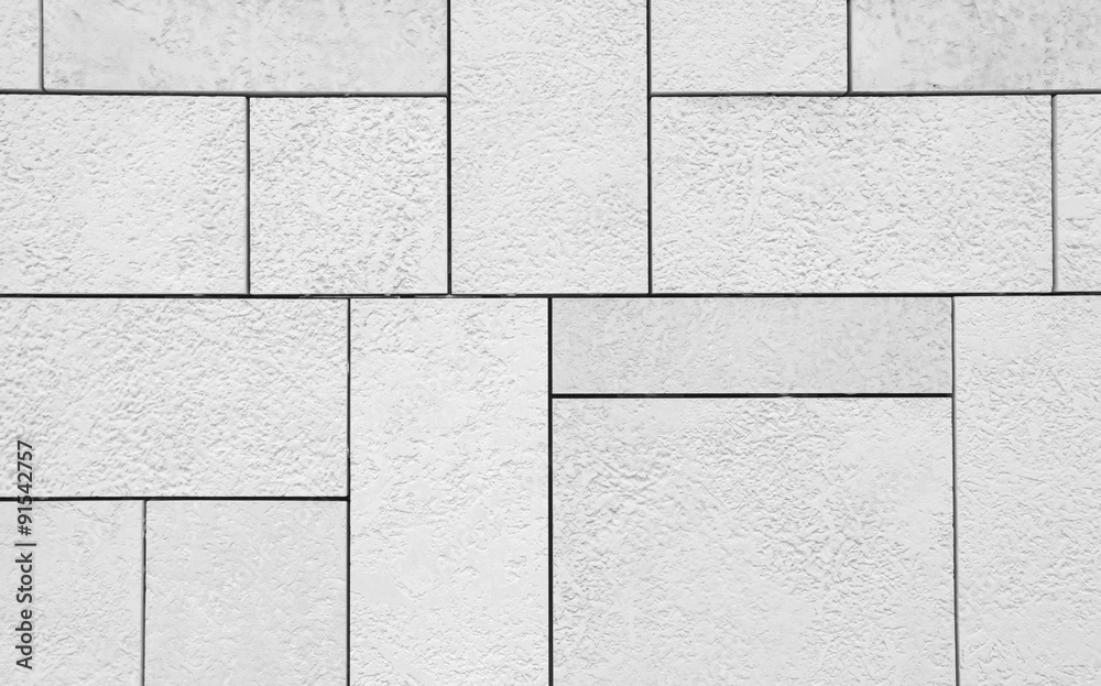 Naklejka premium Stone block floor texture and seamless background