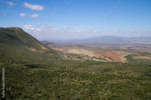 Принти на полотні rift valley view from the hills of Nairobi