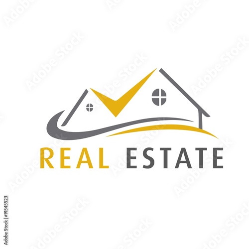 Property Real Estate logo icon vector 
