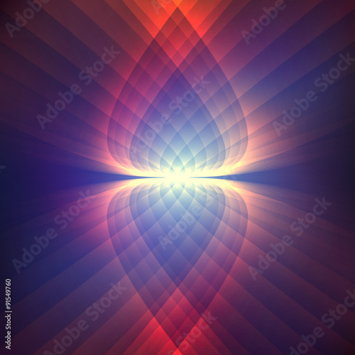 Shining cosmic abstract background