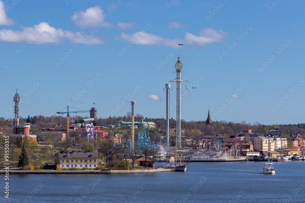 City on the water, Stockholm, Sweden