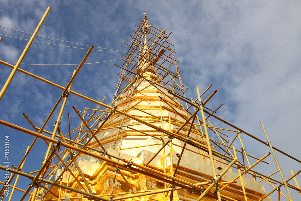 Wat Prathard Doi Suthep in thailand.
