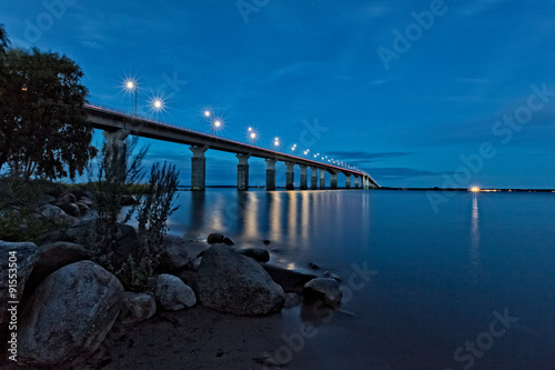 Öland Bridge @ Night, Oland (Öland) island, Sweden