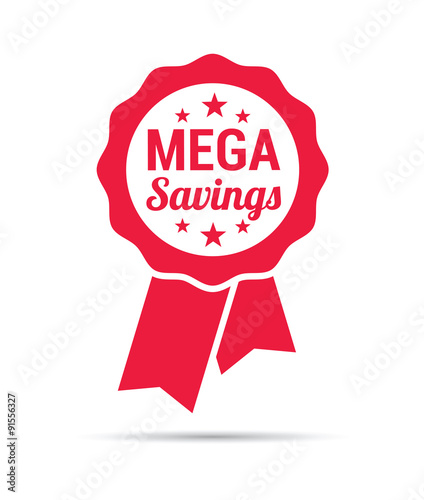 Mega Savings Ribbon