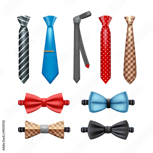 Tie And Bow Tie Set