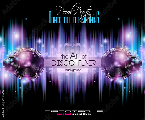 Disco Club Flyer Template for your Music Nights Event.
