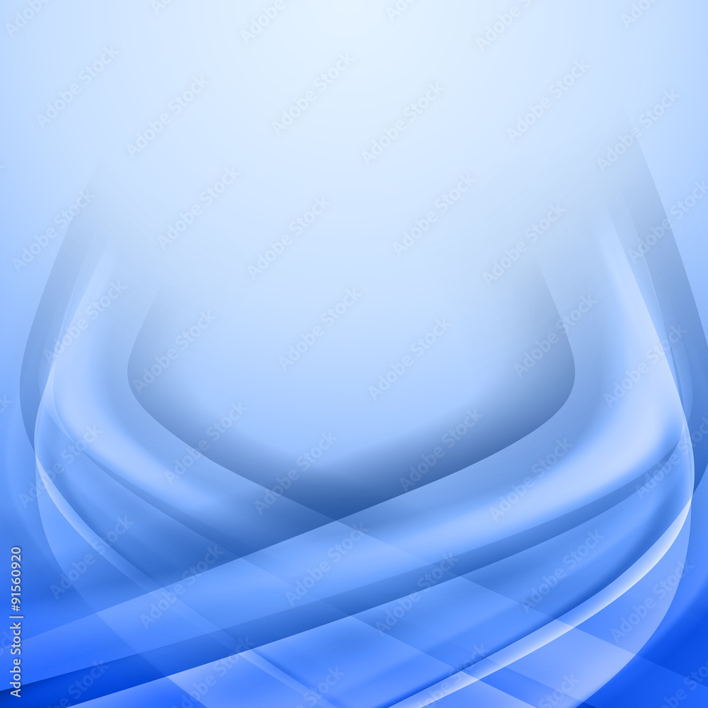 Fototapeta premium Abstract blue vector background