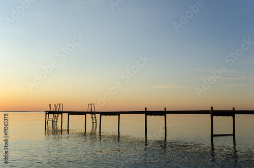 Bath pier silhouette © olandsfokus