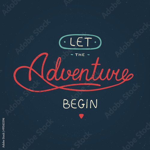 Let the adventure begin in vintage style