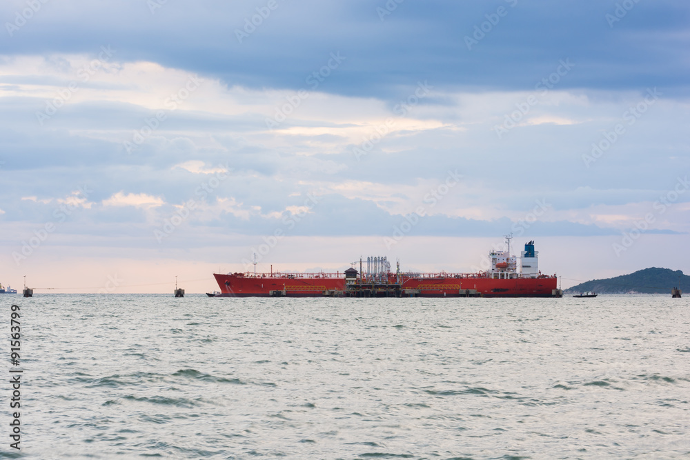 Pier for loading of coal ships