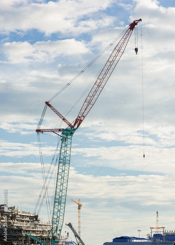 Construction Industry oil rig refinery working site