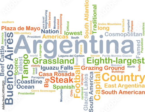 Argentina background concept