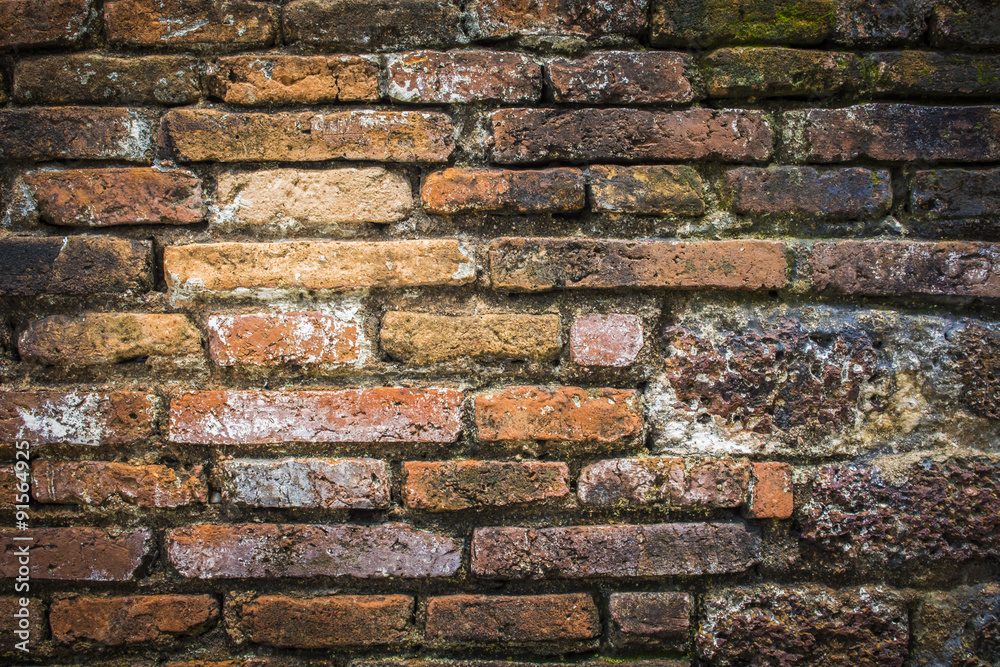 Naklejka premium old brick wall