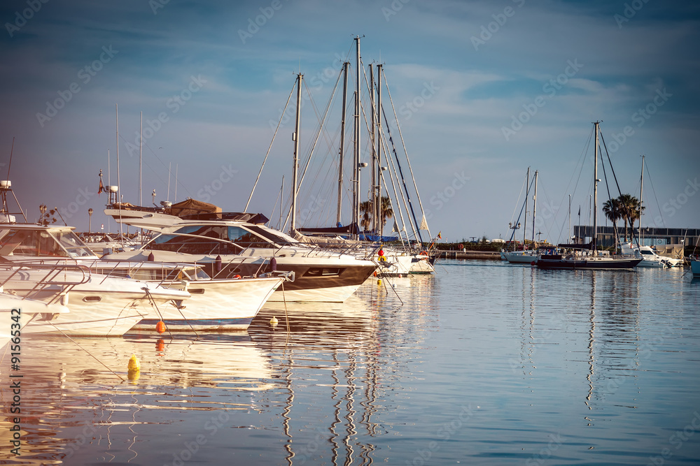 Fototapeta premium yacht berth