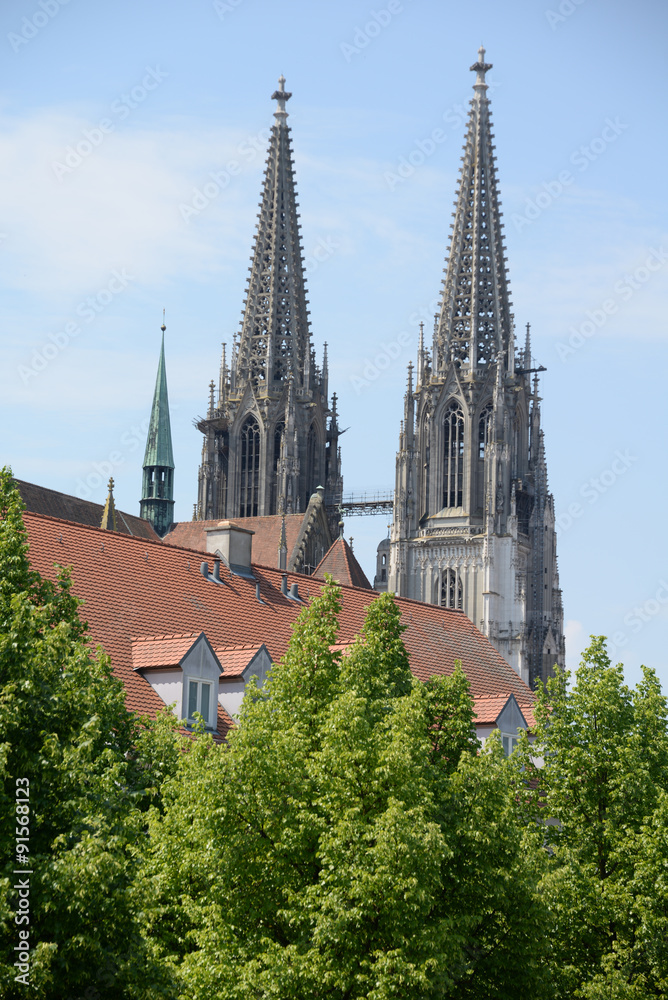 Fototapeta premium Dom in Regensburg