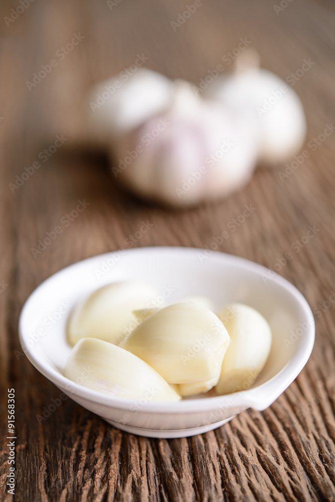 Organic garlic Organic garlic