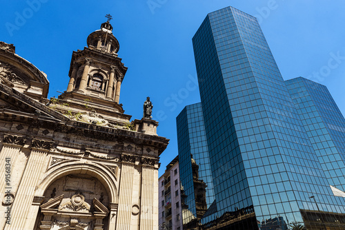 Buildings in Santiago de Chile, Chile, 2013