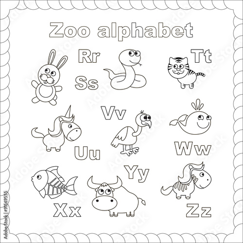 Wallpaper Mural Isolated. Rabbit, hare, snake, tiger, unicorn, vulture, whale, x Torontodigital.ca