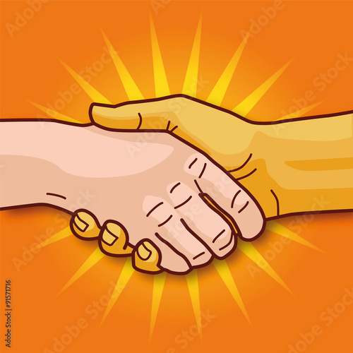 Hände beim Händeschütteln
und wirtschaftliche Zusammenarbeit