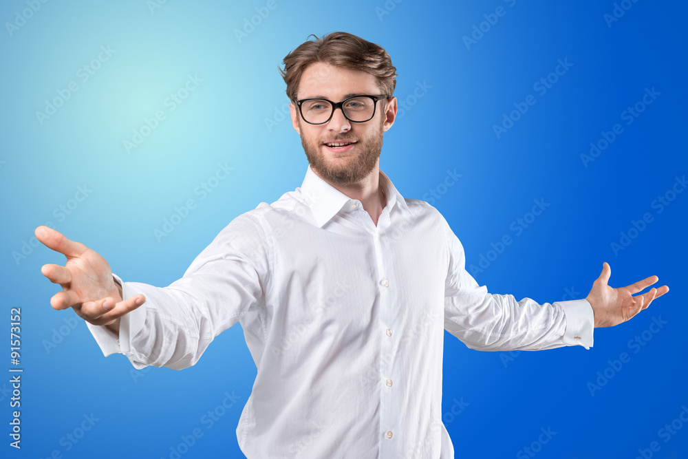 Naklejka premium Businessman portrait