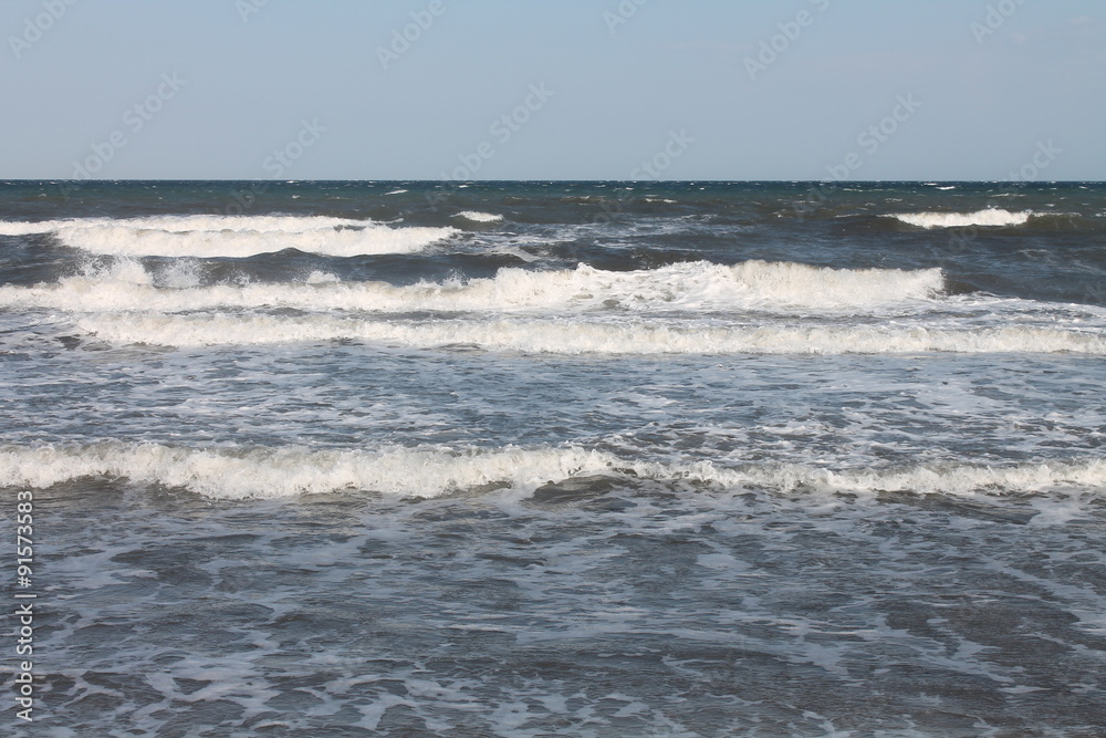 Ostsee Wellen bei Wind