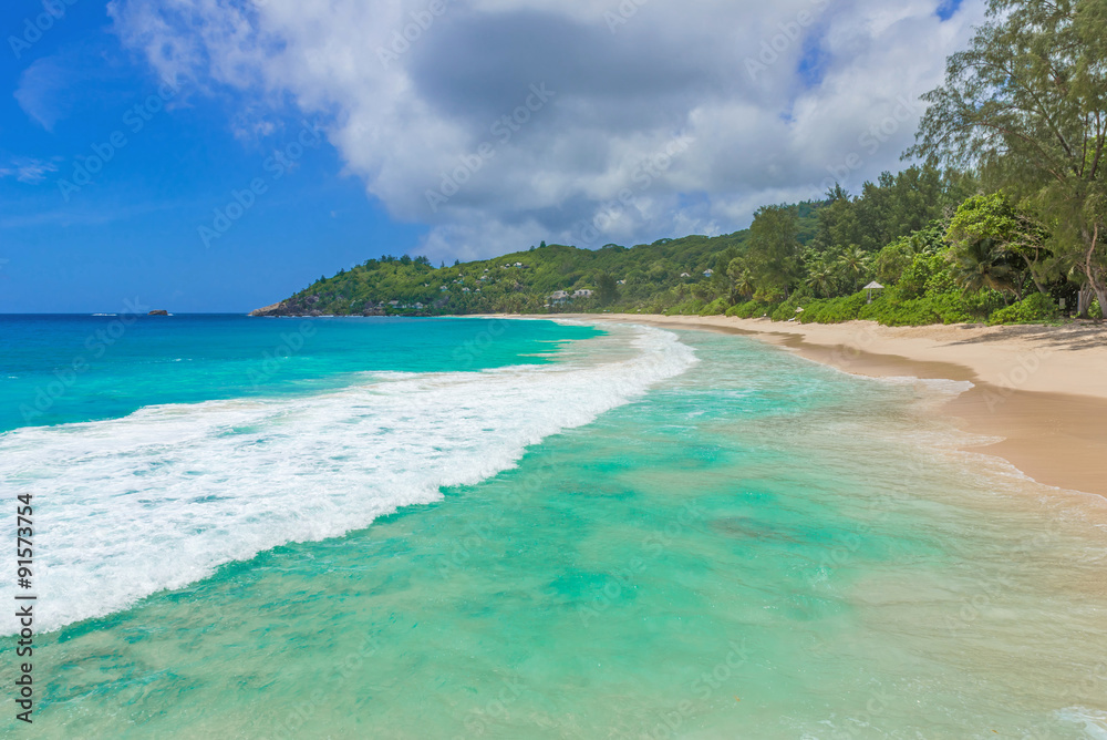 Anse Intendance - Beautiful beach on island Mahé in Seychelles Anse Intendance - Beautiful beach on island Mahé in Seychelles