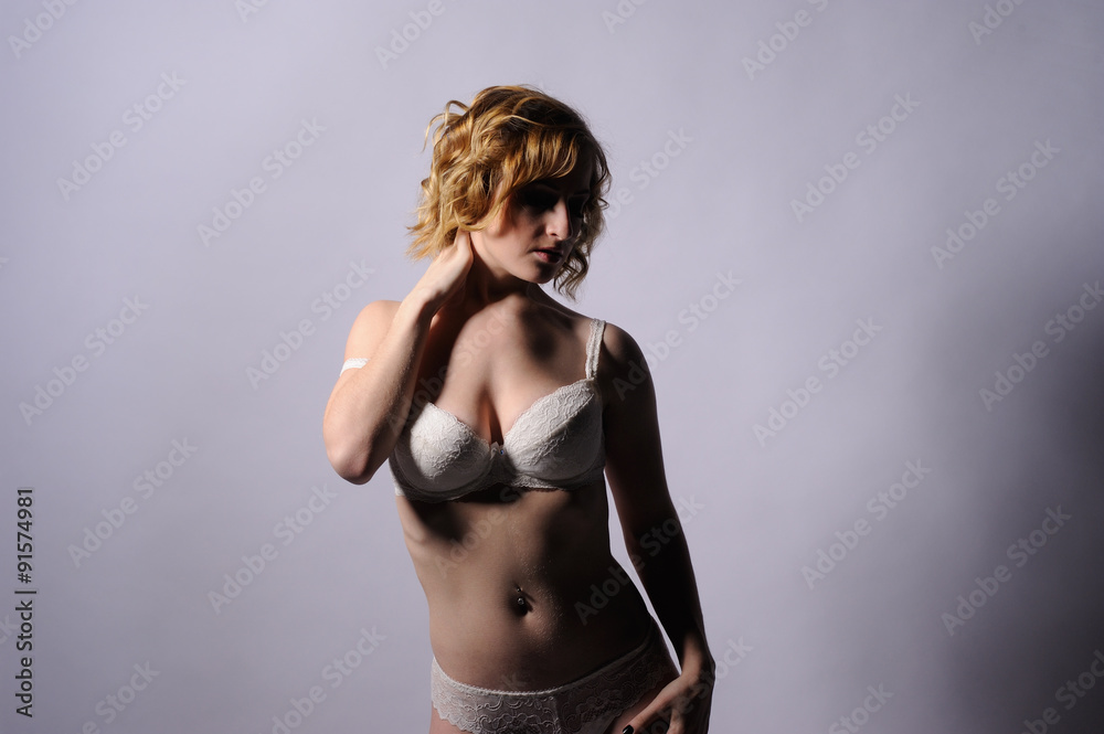 Fototapeta premium sexy woman in lingerie