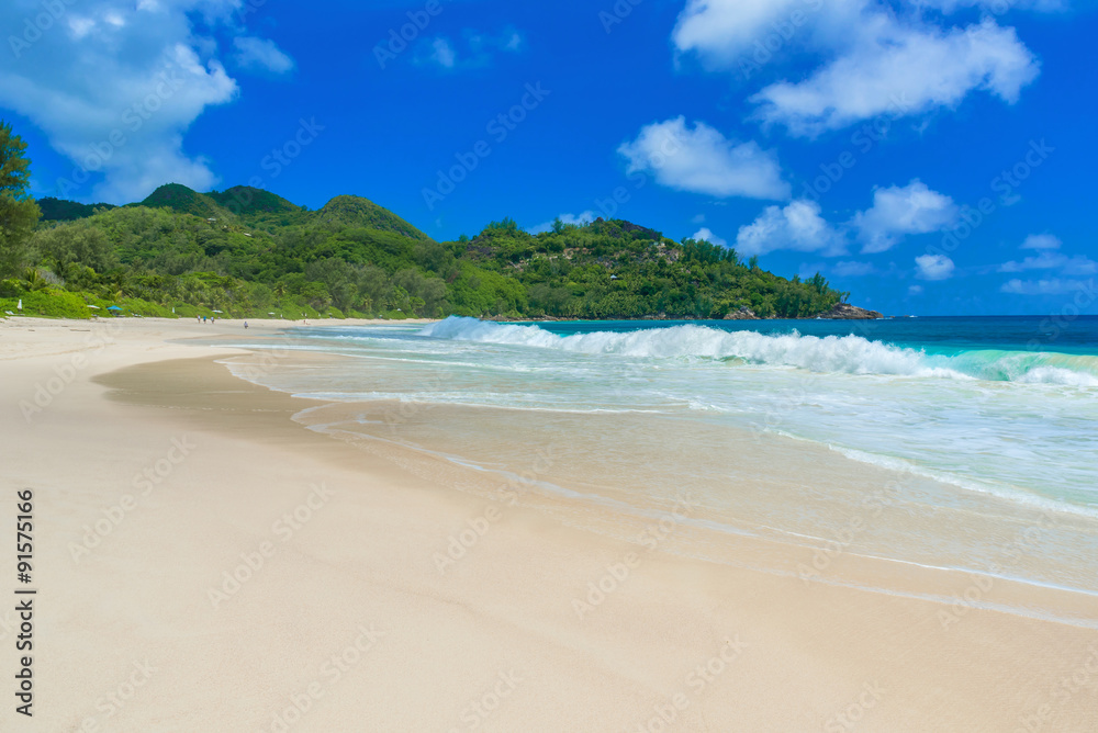 Anse Intendance - Beautiful beach on island Mahé in Seychelles Anse Intendance - Beautiful beach on island Mahé in Seychelles