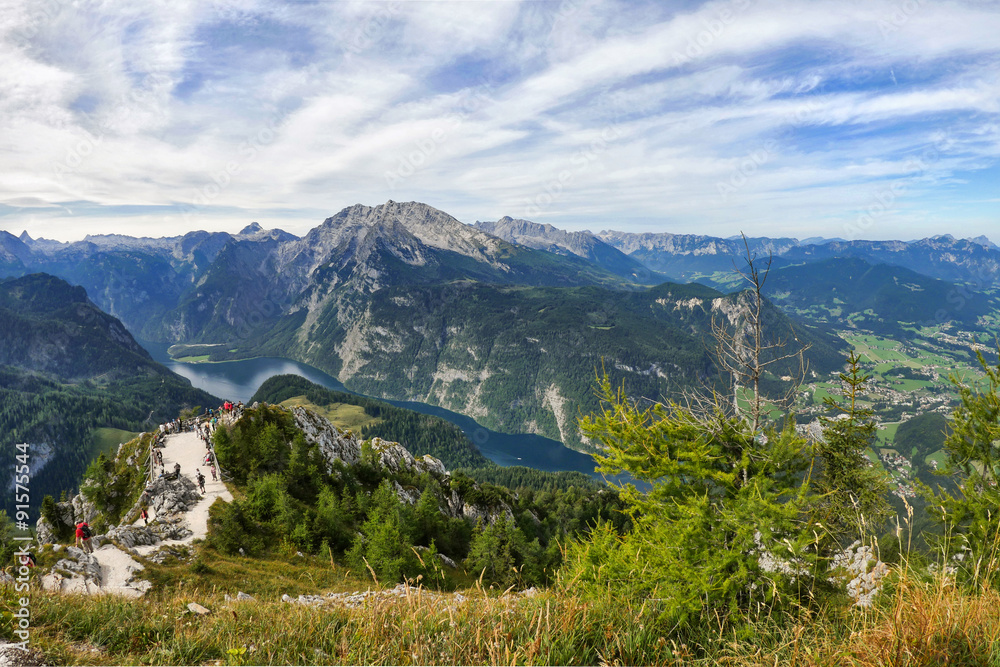 Alpenpanorama auf das Berchtesgadener Land 4